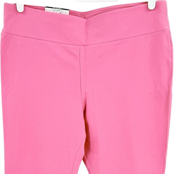 Terra & Sky Women's Blush Pink Capri Ladder Legging Plus Size 0X (14W) NWT - Picture 3 of 11
